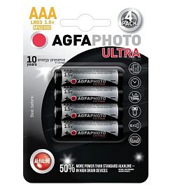 Baterie alkalická Ultra LR03/AAA, blistr 4 ks