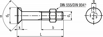 DIN 604 výkres