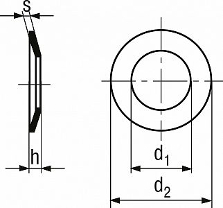 DIN 6796 výkres