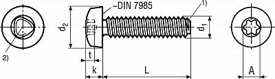 DIN 7500CT výkres