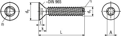 DIN 7500MT výkres