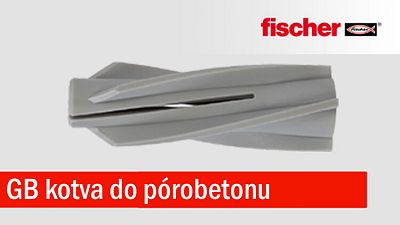 fischer hmoždinka do pórobetonu betonu GB