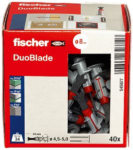 fischer hmoždinka do sádrokartonu DuoBlade balení
