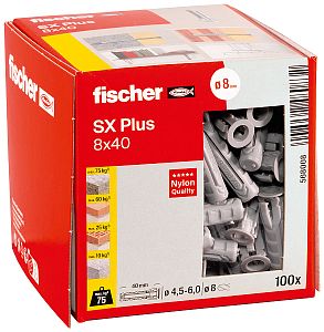 hmoždinka fischer SX Plus balení