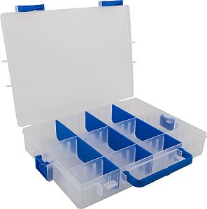 Ideal box XL transparentní_modrá1