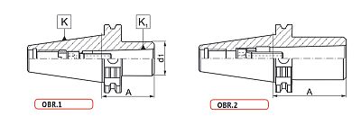 Redukční pouzdro SK-MK_závit_výkres