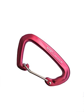 Karabina horolezecká, drátěný zámek