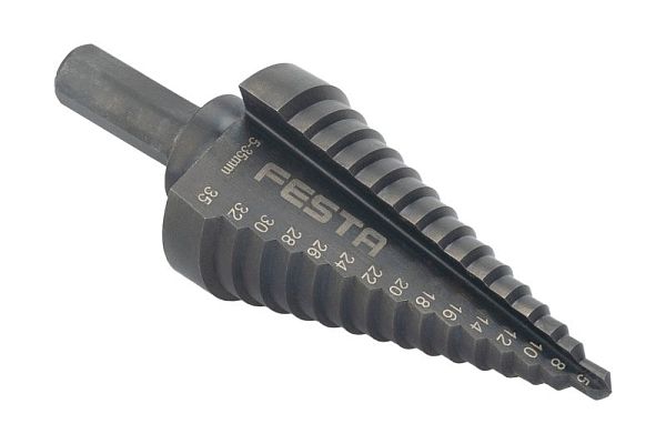 Vrták stupňový FESTA HSS TiAlN 5-35mm 13 stupňů