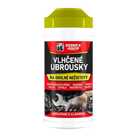 DEBBEX vlhčené ubrousky na odolné nečistoty 75ks