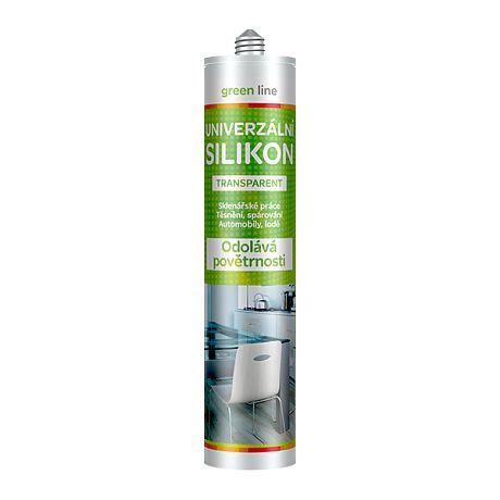 Den Braven silikon univerzální 280ml transparentní Green Line