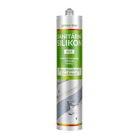 Den Braven silikon sanitární 280ml bílý Green Line