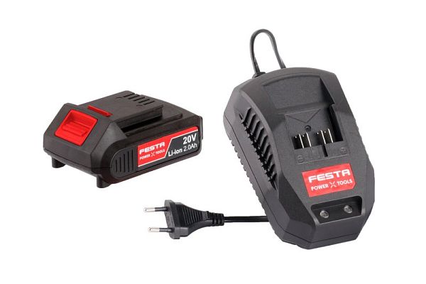 Sada baterie 2.0Ah (28080) + nabíječka 2,4A (28085)