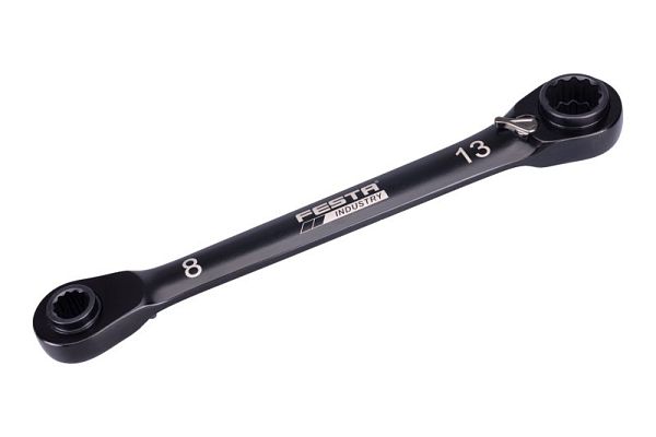 Klíč ráčnový FESTA INDUSTRY 4 v 1 CrV-CrMo  8/10, 12/13 120T