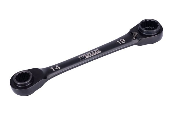 Klíč ráčnový FESTA INDUSTRY 4V1 CrV-CrMo 14/15, 17/19 120T