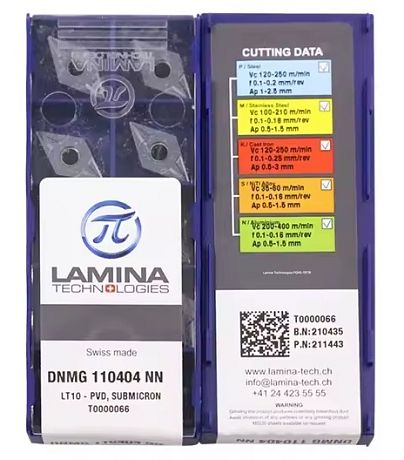 Výměnná břitová destička LAMINA DNMG110404-NN LT10