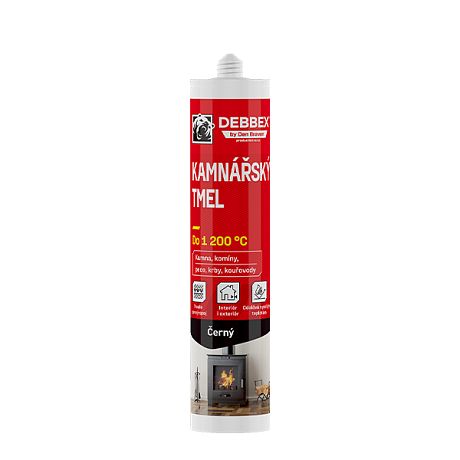 DEBBEX kamnářský tmel 280ml černý