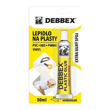 DEBBEX lepidlo na plasty 50ml