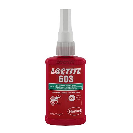 Loctite 603, 50 ml lepidlo na válcové díly vysoko-pevnostní, do 0,1 mm vůle