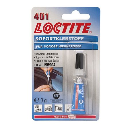 Loctite 401 3g univerzální vteřinové lepidlo