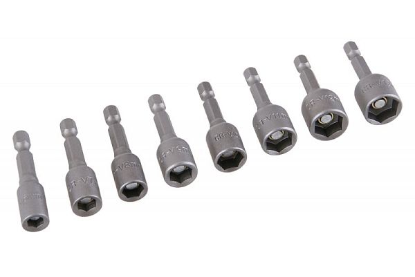 Sada adaptérů 1/4&quot; 6, 7, 8, 9, 10, 11, 12, 13mm