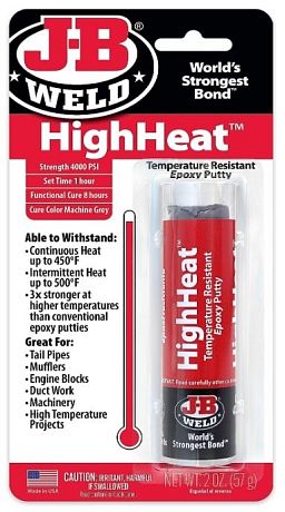 J-B WELD žáruvzdorný epoxidový tmel HighHeat (57g)