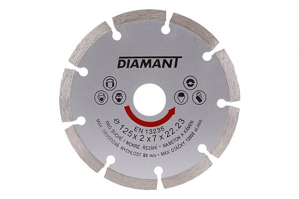 Kotouč diamantový DIAMANT 125x2x22. 2mm segment