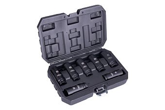 Sada úderových hlavic FESTA Industry prodloužených 1/2" Cr-Mo