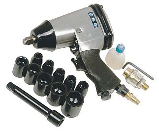 Příklepový utahovák SS 1/2" - sada