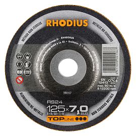 Brusný kotouč na neželezné kovy RHODIUS RS24