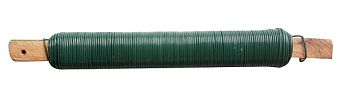 Vázací drát PVC zelený 0.6 mm/30 m