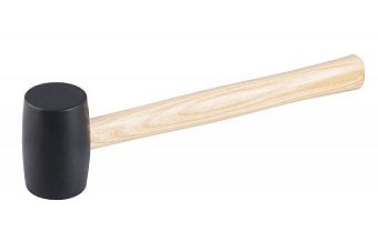 Palice gumová 55mm 31cm násada dřevo