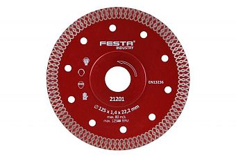 Kotouč diamantový FESTA INDUSTRY 125x1. 4x22. 2mm