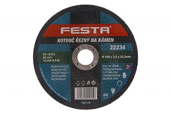 Kotouč řezný FESTA na kámen 150x2. 5x22. 2mm